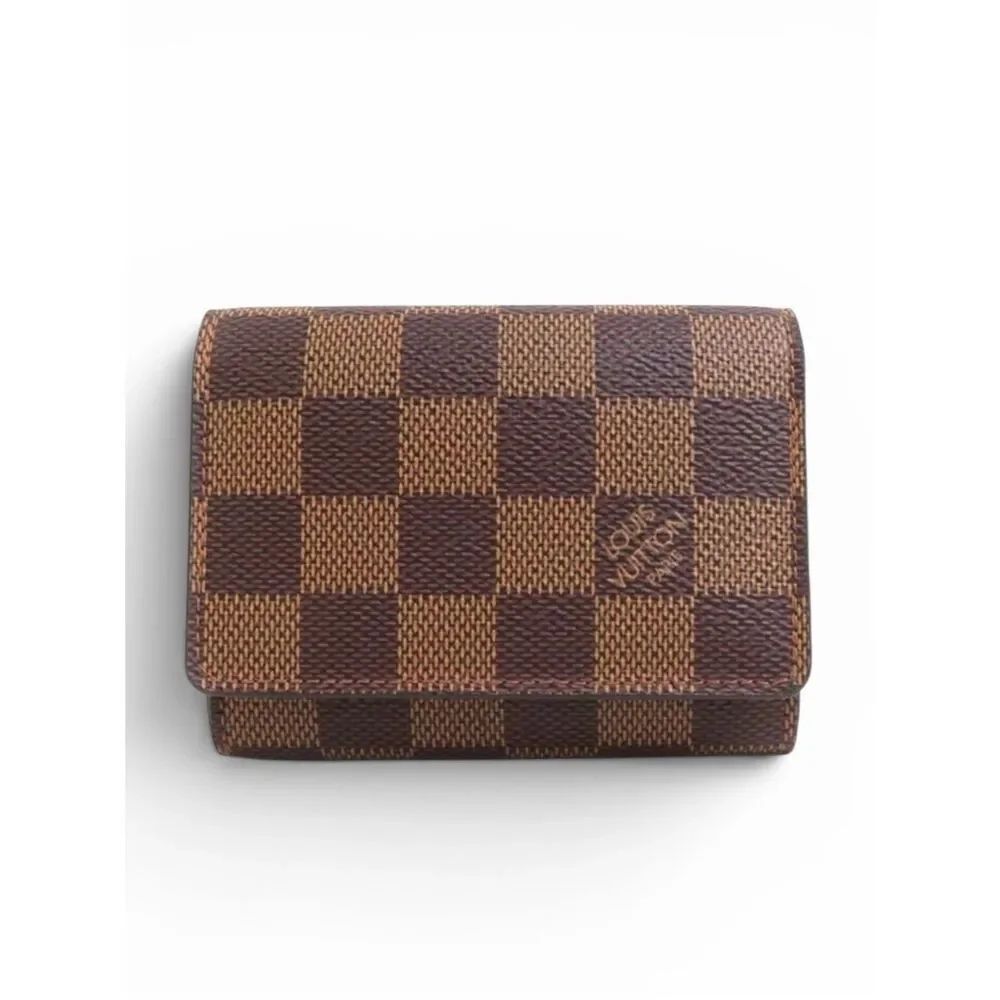 Authentic Louis Vuitton Damier Ebene Buisness Card Holder